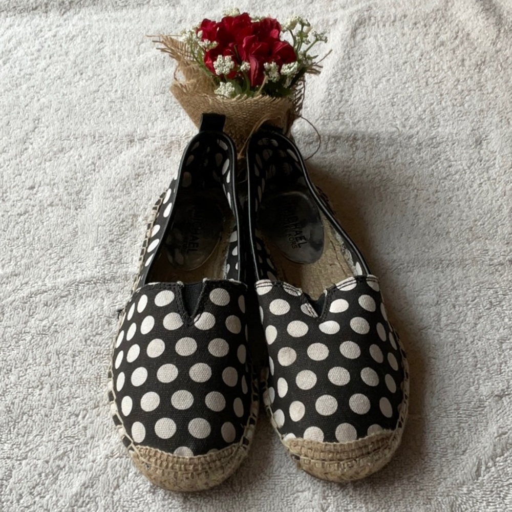 ⚪️⚫️ MICHAEL KORS ESPADRILLES SHOES ⚫️⚪️ - Picture 3 of 16